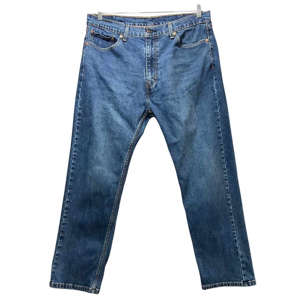 Levi's 505‎ Men's Jeans 38x30 Blue Denim Straight Leg Zip Fly Regular Fit